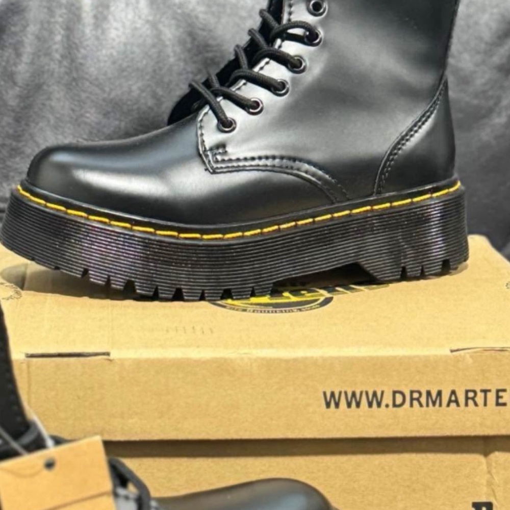Dr. Martens Black Leather Boots